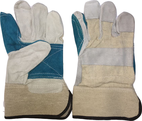 Ring Finger Double Palm Working Glove Heavy Duty 11